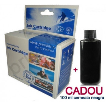 Cartus negru pt Canon PG512 PG 512 PG-512 compatibil imprimante iP2700 MP240 MP250 MP260 MP280 MP490 MX330 MX350 + 100 ML cernneala CADOU