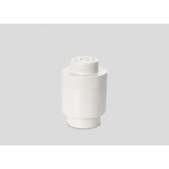Cutie depozitare rotunda LEGO 1 alb