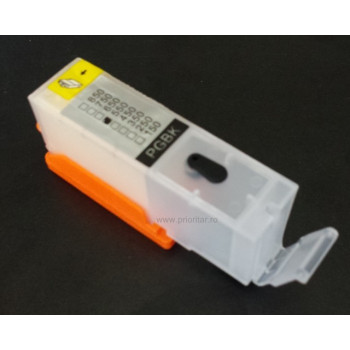 Cartus autoresetabil reincarcabil pentru CANON PGI-550 PGI550 negru