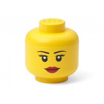 Mini cutie depozitare cap minifigurina LEGO fata