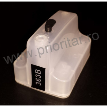 Cartus cip autoresetabil negru HP-363 C8721 reincarcabil refilabil HP363 Black auto-resetabil