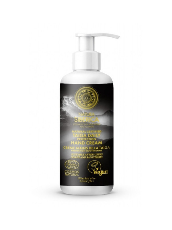 Crema maini protectoare Taiga cu ulei de pin siberian, 250ml pompita - Natura Siberica