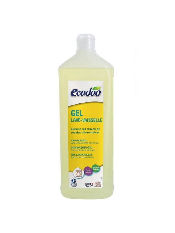Detergent bio lichid pentru masina de spalat vase 1L - Ecodoo
