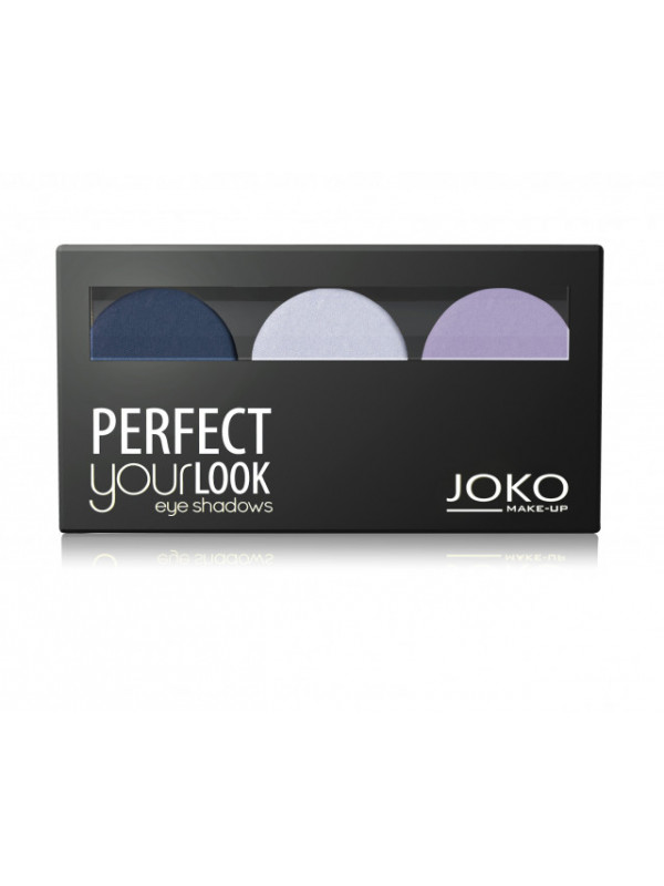 Paleta de farduri de pleoape cu trei culori JOKO TRIO 303