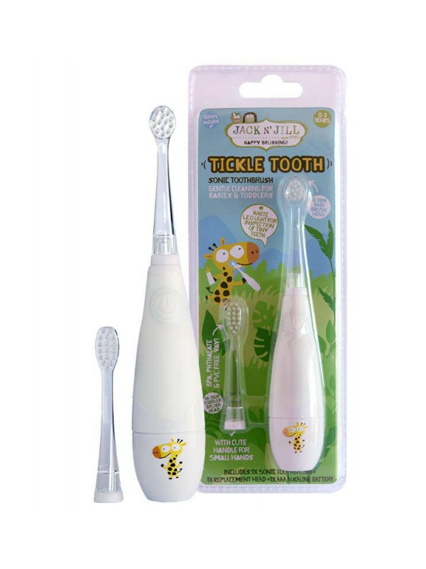 Periuta de dinti sonica pentru copii Tickle Tooth (0-3 ani) - Jack n' Jill