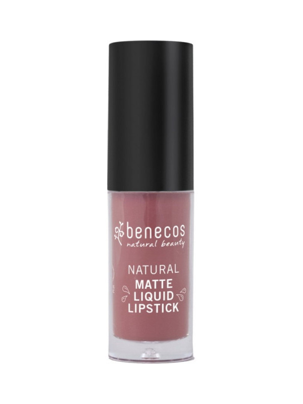 Ruj lichid mat bio, Rosewood Romance - Benecos