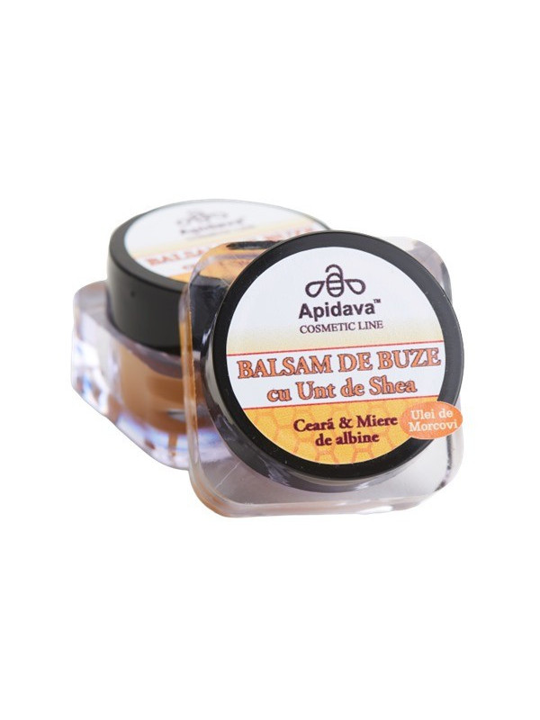 Balsam de buze cu miere si ceara de albine 10ml - Apidava