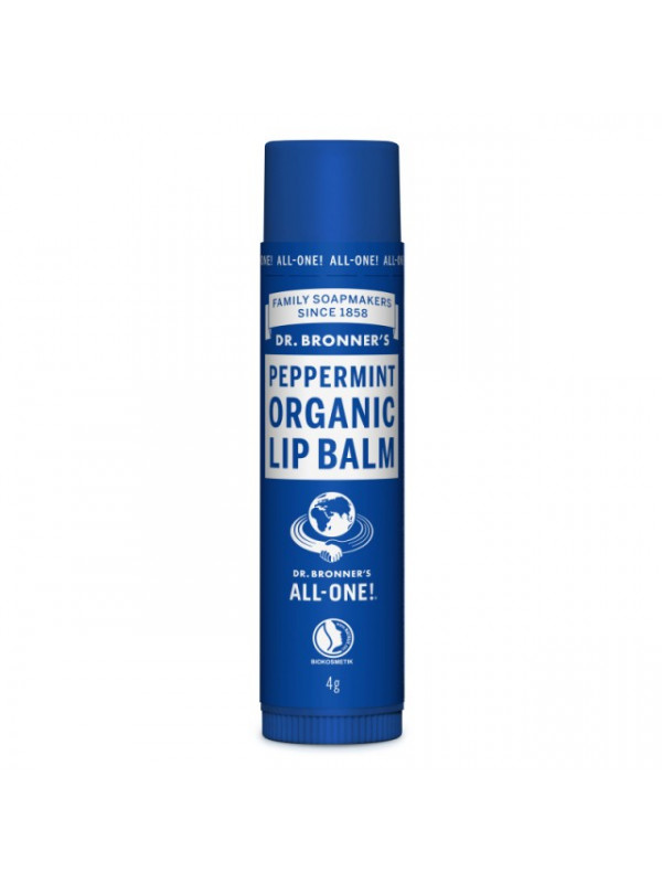 Balsam de buze organic de Menta 4 grame - Dr. Bronner