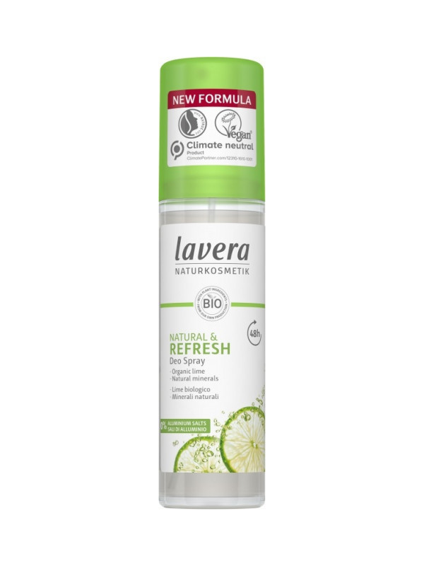 Deodorant Spray BIO Natural Refresh 48h, 75ml - LAVERA (nu contine aluminiu)
