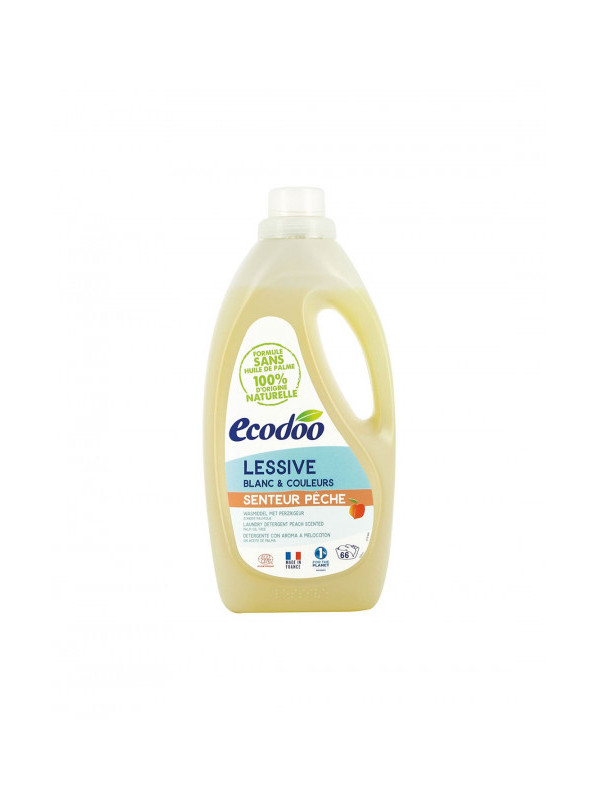 Detergent bio rufe cu aroma de piersici 2L - Ecodoo