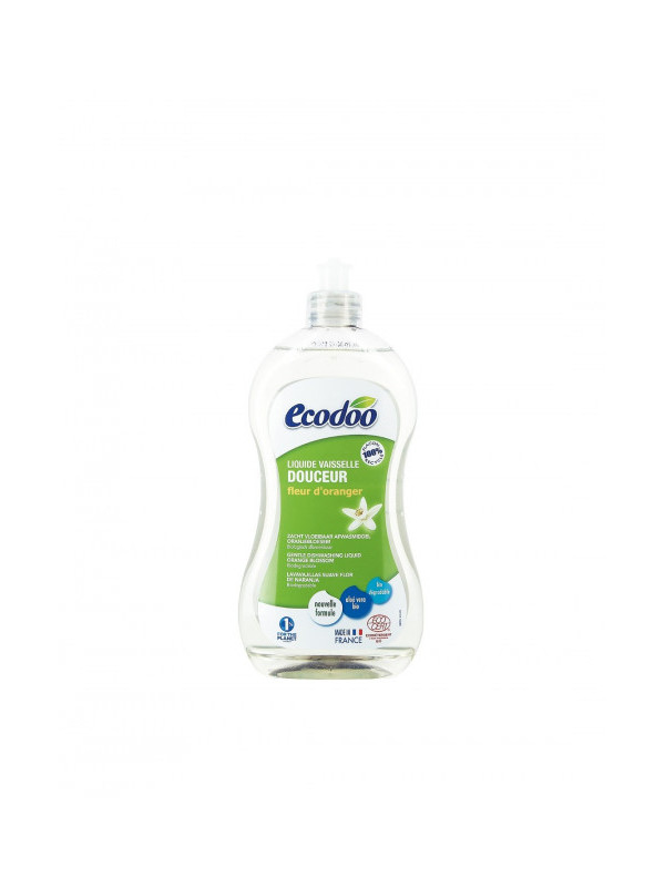 Detergent bio vase cu aloe vera si flori de portocal 500ml - Ecodoo