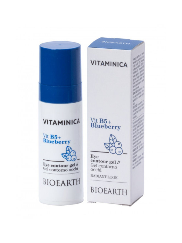 Gel contur ochi cu B5, afine si acid hialuronic, 30ml – Vitaminica Bioearth