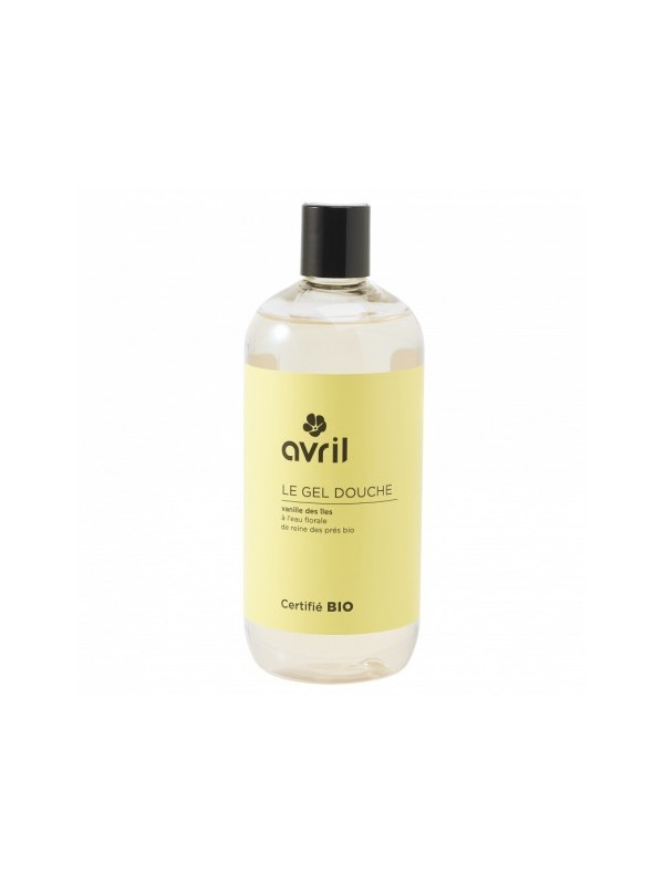 Gel de dus bio Vanilie si Cretusca, 500ml - Avril