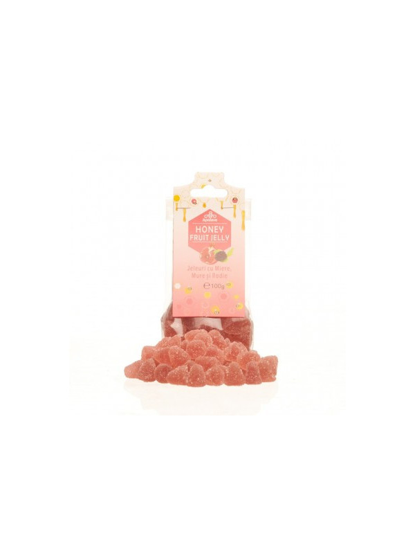 Jeleuri cu Miere, Mure şi Rodie 100g - Apidava