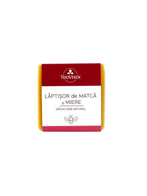 Săpun cu lăptișor de matcă și miere Trio Verde