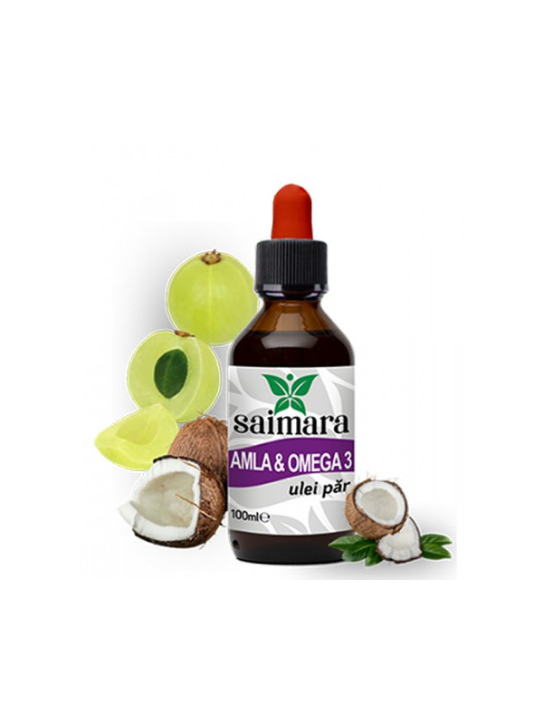 Ulei de par Amla & Omega3 100ml - Saimara