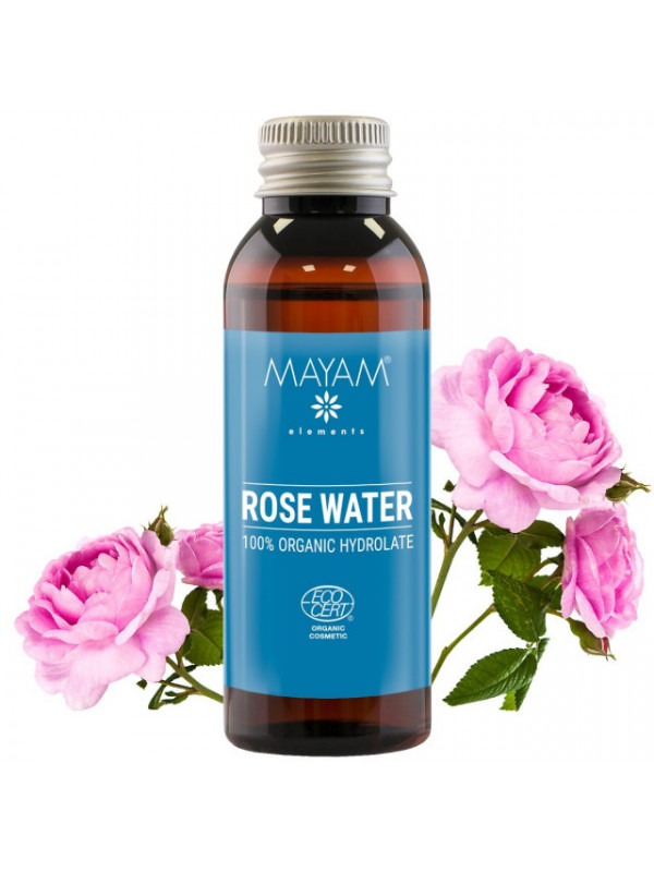 Apă de Trandafiri de Damasc Bio 50ml, certificata Ecocert - Mayam