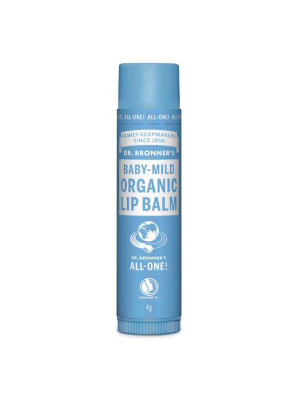 Balsam de buze organic fara miros 4 grame - Dr Bronner