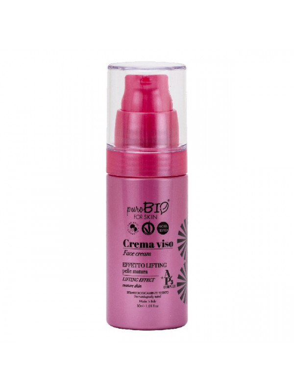 Crema ten matur efect lifting cu acid hialuronic, 30ml - PuroBio