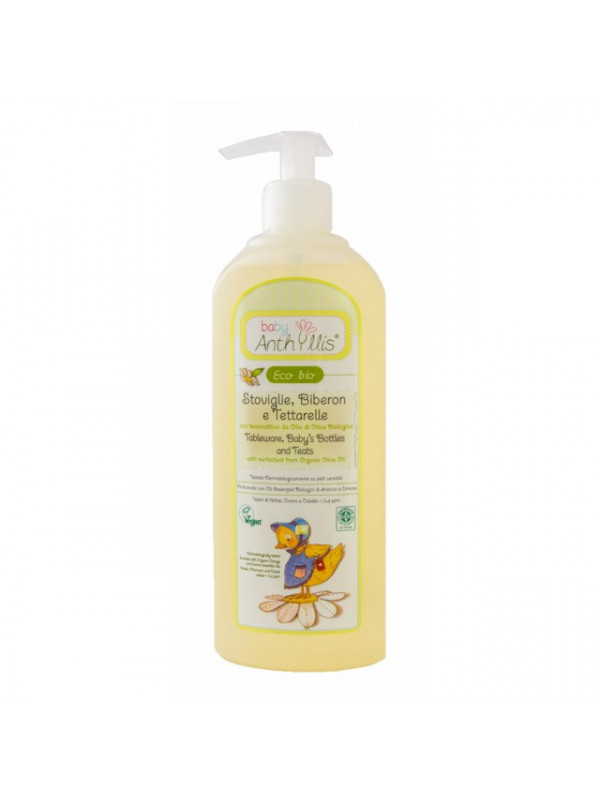 Detergent solutie pentru vesela, biberoane ECO BIO BABY ANTHYLLIS 500ml