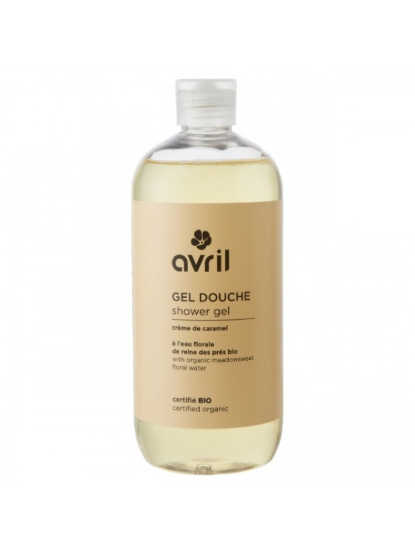 Gel de dus bio cu caramel, 500ml - Avril