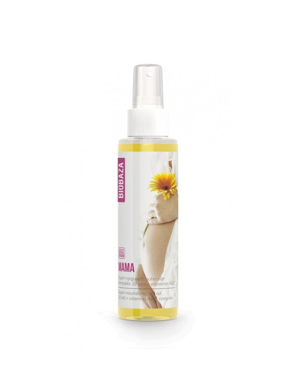 Ulei natural antivergeturi pentru sarcina, 150 ml - BIOBAZA MAMA