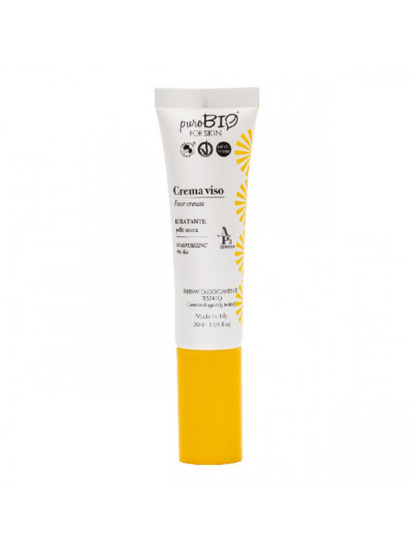 Crema bio ten uscat cu acid hialuronic, 30ml - PuroBio