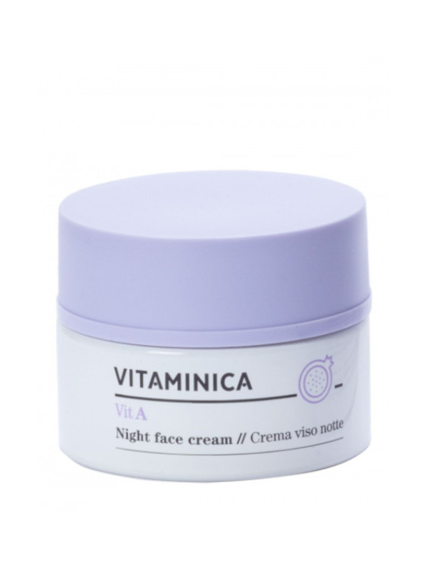 Crema cu retinol, vitamina A si acid hialuronic de noapte ten normal sau uscat, 50ml – Vitaminica Bioearth