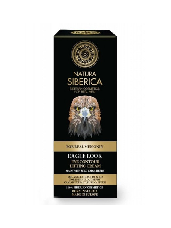 Crema ochi lifting pentru barbati cu plante siberiene si cafeina, Eagle Look - Natura Siberica