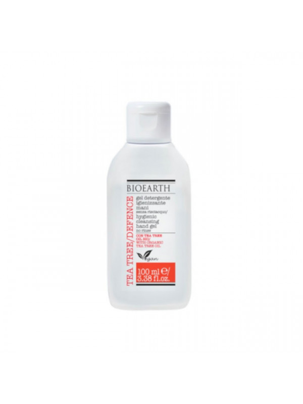 Gel igienizant cu alcool (60%) si tea tree, 100ml - Bioearth