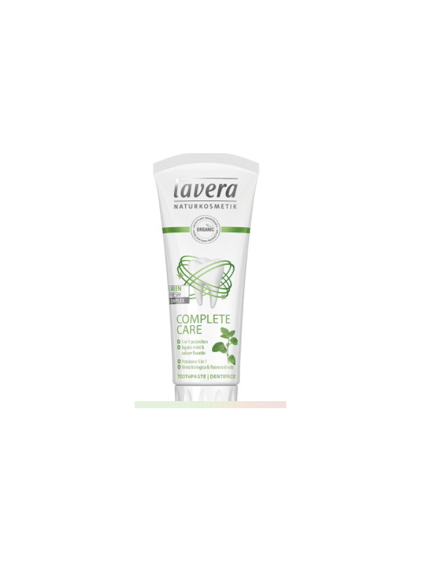 Pasta de dinti bio Complete Care cu fluor, 75ml - LAVERA