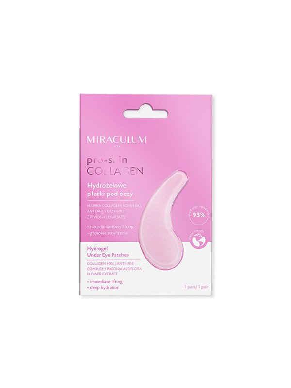 Patch-uri cu colagen sub ochi Pro-Skin Miraculum (2buc)