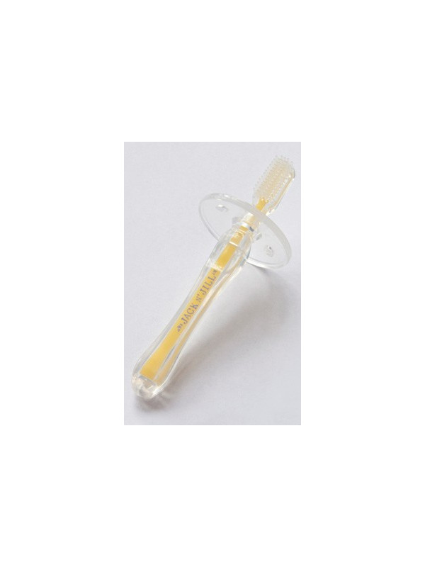 Periuta de dinti din silicon cu protectie, pentru 1-2 ani - Jack n' Jill