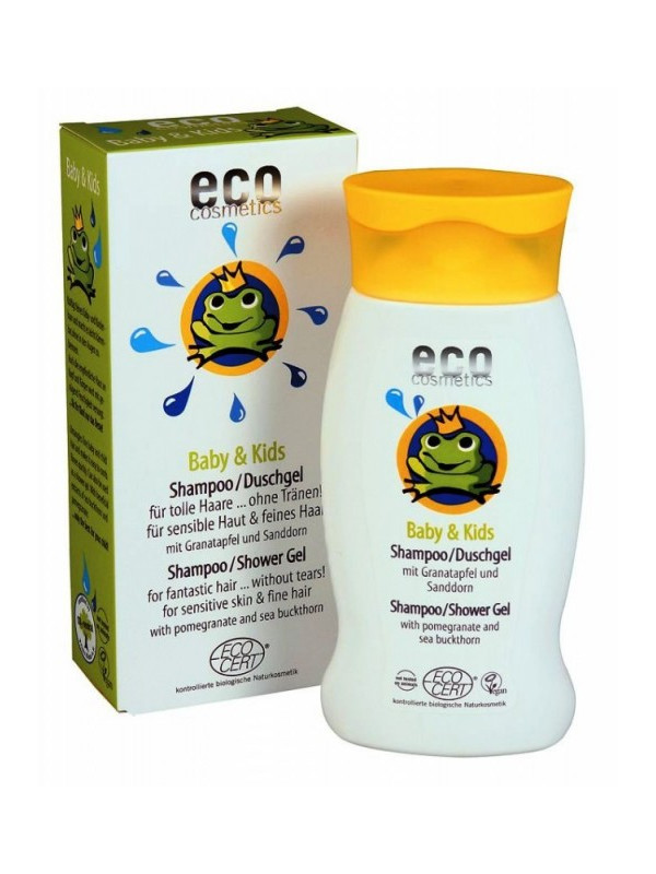Sampon si gel de dus bebe cu rodie si catina alba - Eco Cosmetics