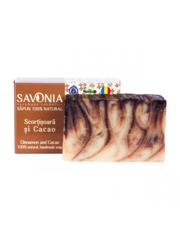Sapun Natural Scortisoara si Cacao - Savonia