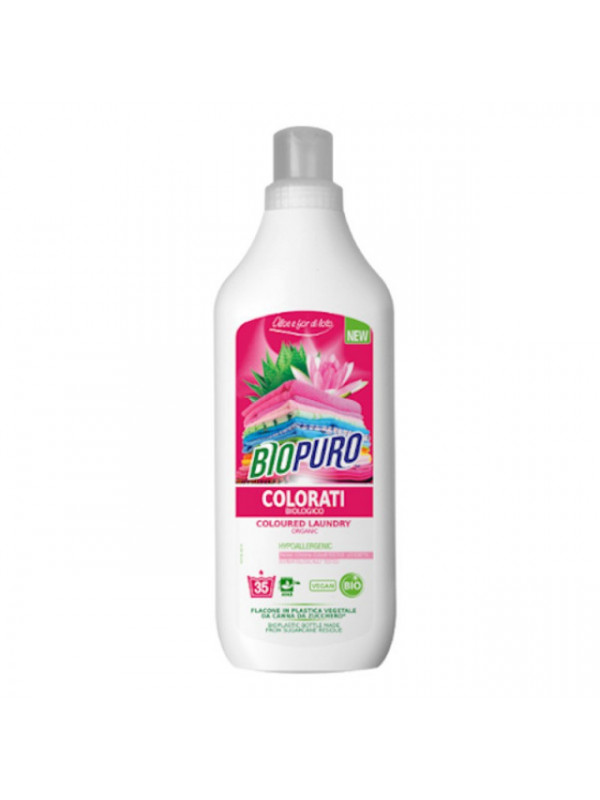 Detergent ecologic rufe colorate, 1l - Biopuro