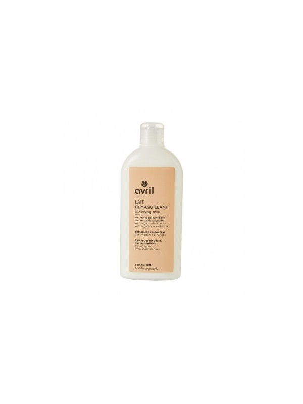 Lapte demachiant cu shea si cacao, 250ml - Avril