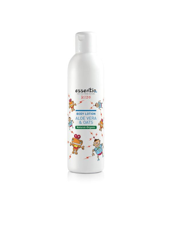 LOTIUNE DE CORP ORGANICA COPII ALOE VERA & OVAZ 250 ML - Essentiq