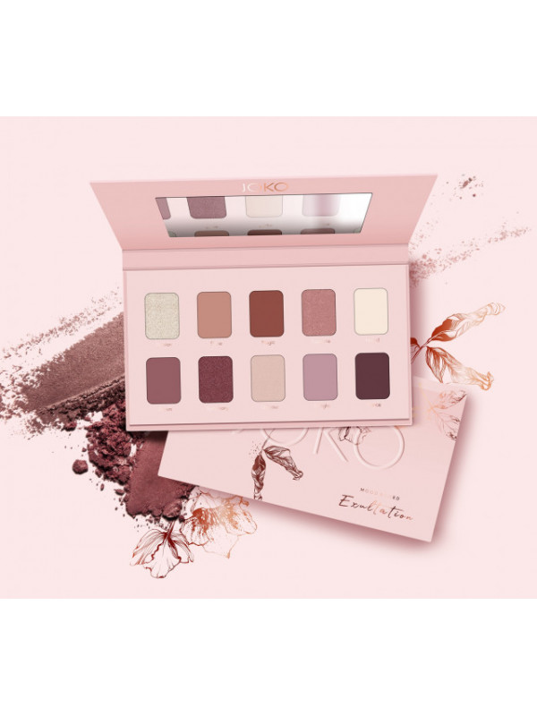 Paleta de farduri de pleoape JOKO Mood Board Exultation-10 nuante