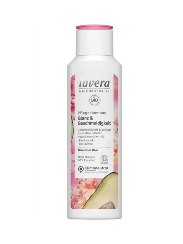 Sampon stralucire cu avocado si quinoa Gloss & Shine, 250ml - LAVERA
