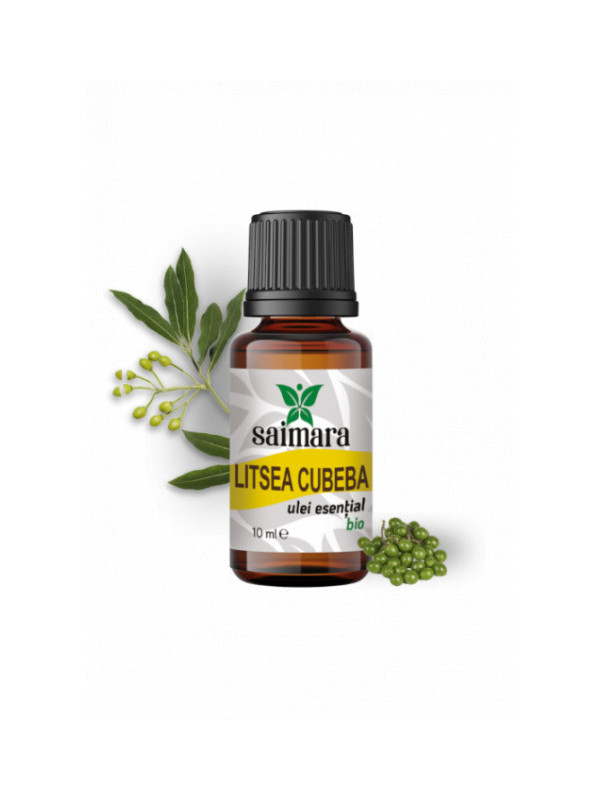 Ulei de Litsea Cubeba (May Chang) 10ml - Saimara