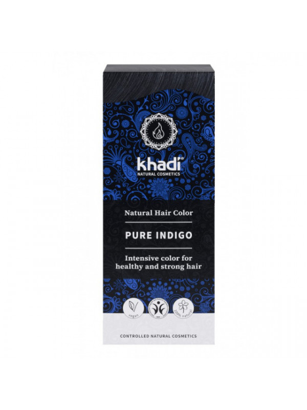 Vopsea de par naturala Indigo - Khadi