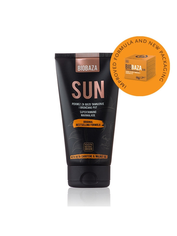 Super marmelada de bronzat pentru fata si corp, 150ml - BIOBAZA SUN