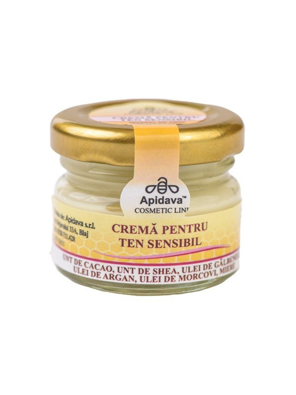 Crema pentru ten sensibil cu ulei argan - Apidava