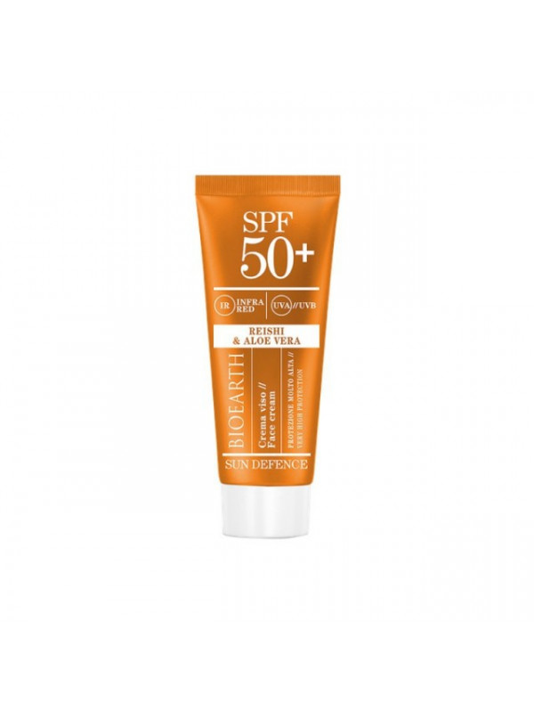 Crema solara ten SPF50 cu ganoderma si aloe - Sun Defence - Bioearth