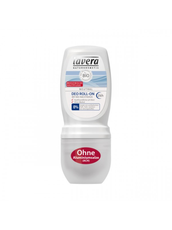 Deodorant roll-on fara alcool pentru piele foarte sensibila, iritata, Neutral - LAVERA