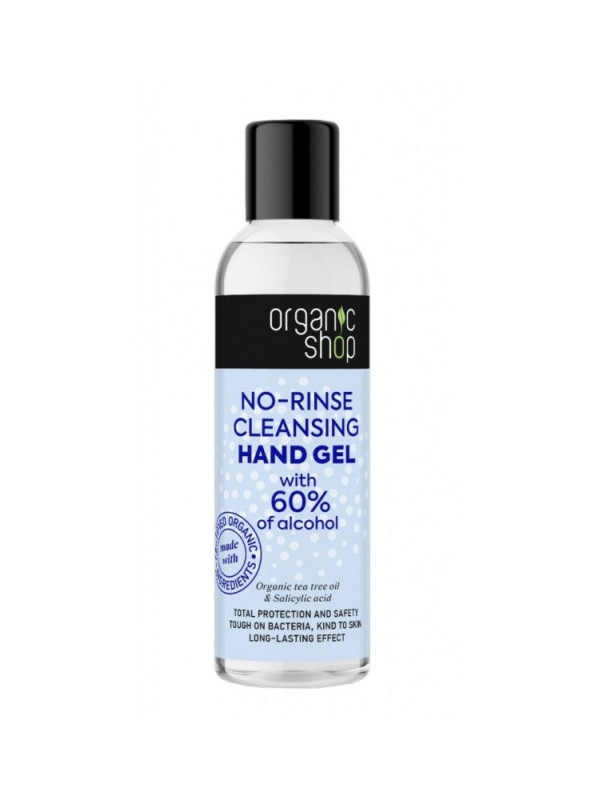 Gel igienizant pentru maini cu ulei organic de tea tree, 200ml - Organic Shop