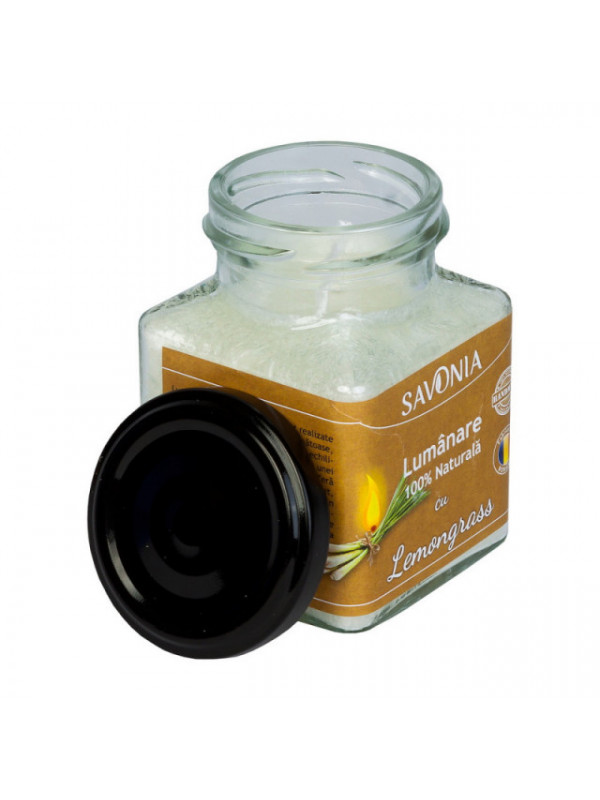 Lemongrass - Lumanare 100% Naturala - Savonia
