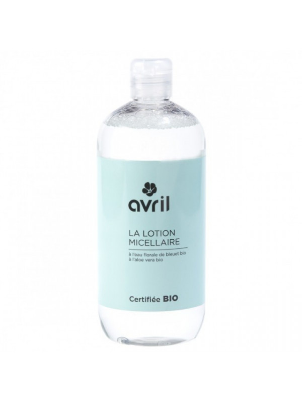Lotiune micelara bio cu apa de albastrele - Avril