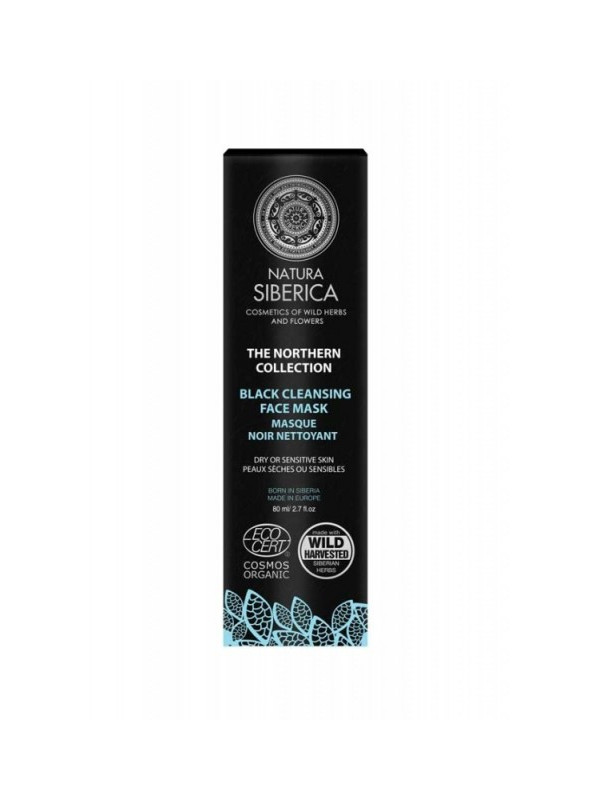Masca neagra purificatoare Black Mask, Northern Collection 80ml - Natura Siberica
